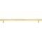 Jeffrey Alexander 18" Center-to-Center Brushed Gold Square Dominique Appliance Handle 845-18BG - alternate 8